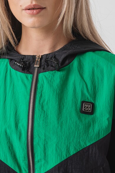 HUGO Arulla kapucnis dzseki colorblock dizájnnal női