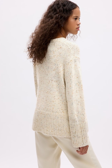 GAP Laza fazonú gyapjútartalmú pulóver női