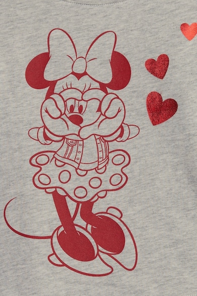 GAP Тениска от органичен памук с шарка на Minnie Mouse Момичета