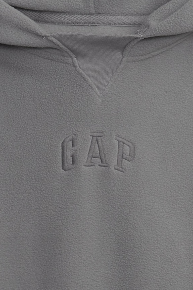 GAP Hanorac din material fleece cu broderie logo Baieti