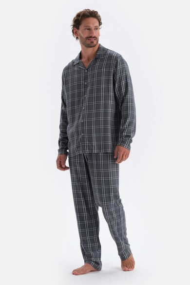 DAGI Дълга пижжама с каре Мъже