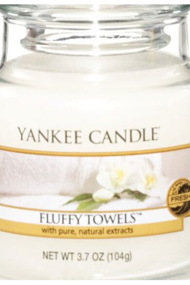 YANKEE CANDLE Lumanare parfumata in borcan mic Fluffy Towels™ Femei