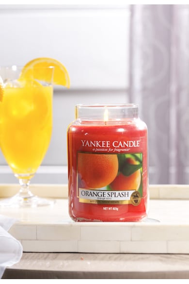 YANKEE CANDLE Lumanare parfumata in borcan mare Orange Splash Barbati