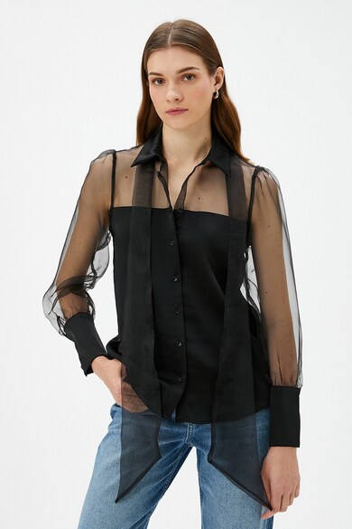 KOTON Masnis ing áttetsző sifonrészletekkel női
