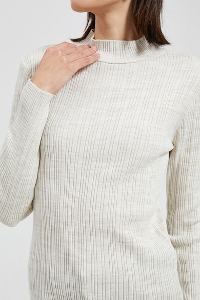 KOTON Kötött bordázott pulóver női