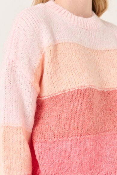 JIMMY KEY Kerek nyakú colorblock dizájnú pulóver női