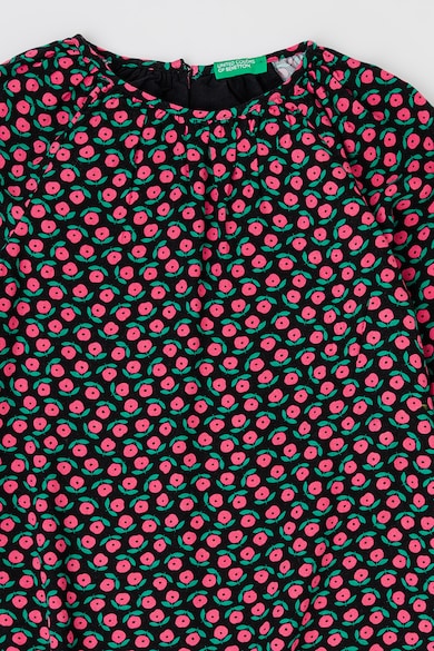 United Colors of Benetton Bő fazonú mintás ruha Lány