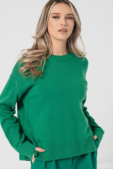 United Colors of Benetton Пуловер с вълна и паднали ръкави Жени