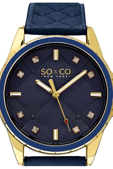 SO&CO New York Часовник SoHo в синьо и златисто Жени