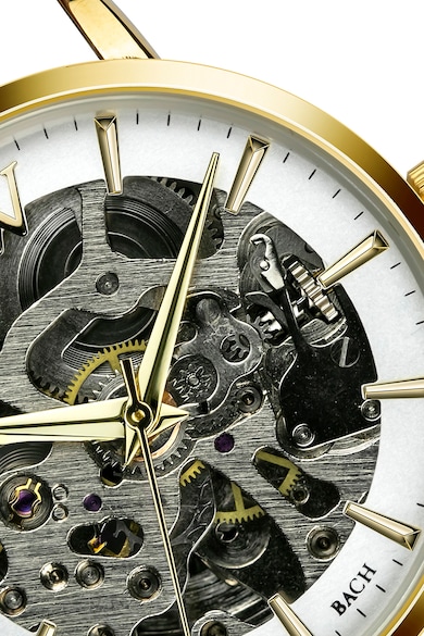 Walter Bach Автоматичен часовник с верижка от неръждаема стомана Жени