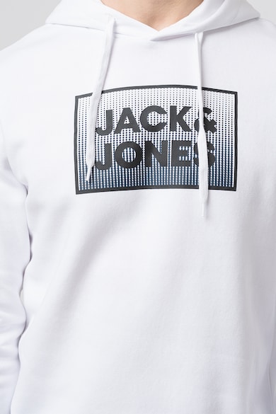 Jack & Jones Худи Steel с памук и лого Мъже