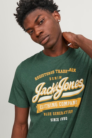 Jack & Jones Logós organikuspamut póló férfi
