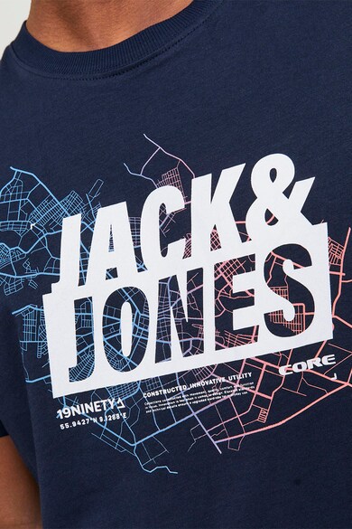 Jack & Jones Тениска с овално деколте и лого Мъже