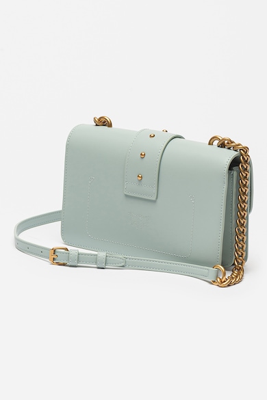 Pinko Geanta crossbody mica de piele Love One Femei