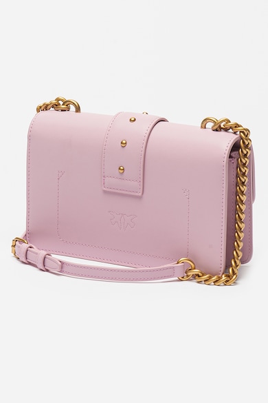 Pinko Geanta crossbody mica de piele Love One Femei