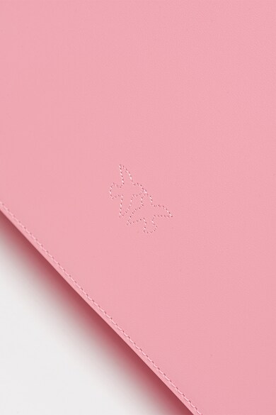Pinko Кожена чанта Love One с лого Жени
