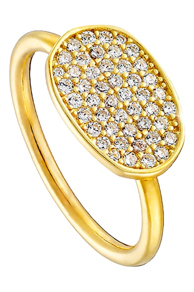 OXETTE 18 karátos aranybevonatú sterling ezüstgyűrű női