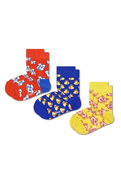 Happy Socks Дълги чорапи с десен - 3 чифта Момчета