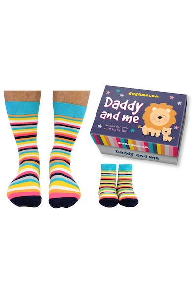 Cucamelon Раирани чорапи Dad&Baby - 2 чифта Момчета