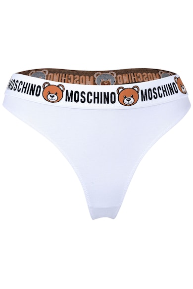 MOSCHINO Underwear Танга с лого на талията - 2 чифта Жени