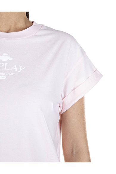 Replay Свободна тениска от органичен памук Жени