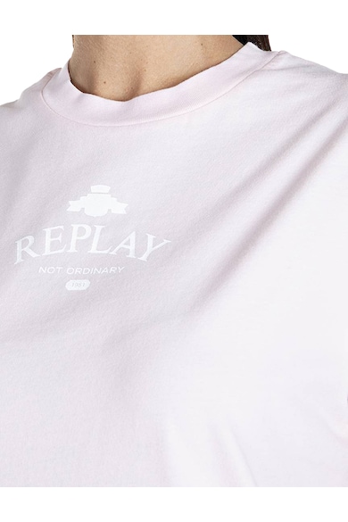 Replay Tricou lejer de bumbac organic Femei