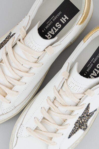 GOLDEN GOOSE Csillámos bőrsneaker női