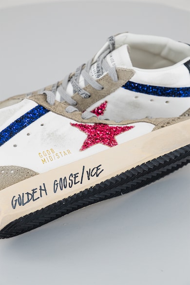 GOLDEN GOOSE Спортни обувки от кожа и велур Жени