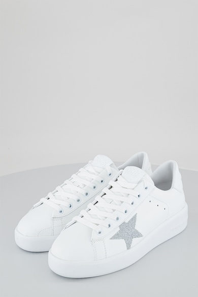 GOLDEN GOOSE Csillámos bőrsneaker női