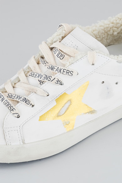 GOLDEN GOOSE Bőrsneaker plüssbéléssel női