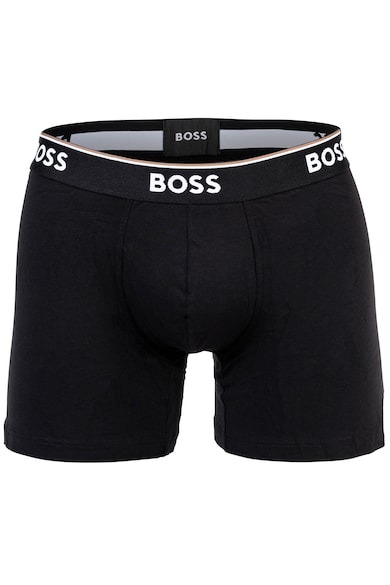 BOSS BOSS Мъжки боксерки BOSS, 3-pack - Boxer Briefs 3P Power, Cotton Stretch, Logo BoxerBr 3P Power 12957 Мъже
