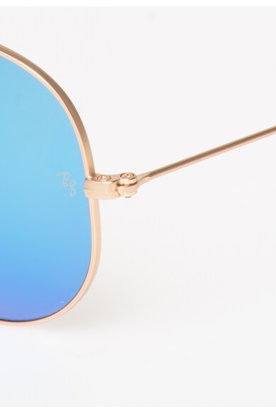 Ray-Ban Ochelari de soare aurii Aviator Femei