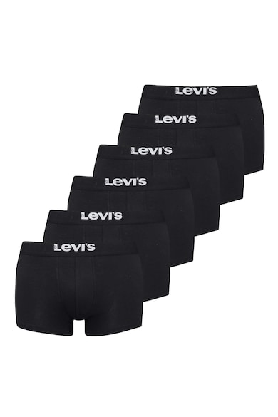 Levi's Боксерки с лого на талията, 6 чифта Мъже