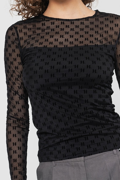 Karl Lagerfeld Вталена блуза с лога Жени