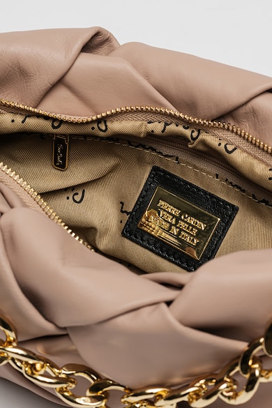 Pierre Cardin Кожена чанта със сплетен дизайн Жени