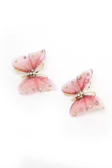 AVANT-GARDE PARIS Обеци с форма на пеперуди с кристали Жени