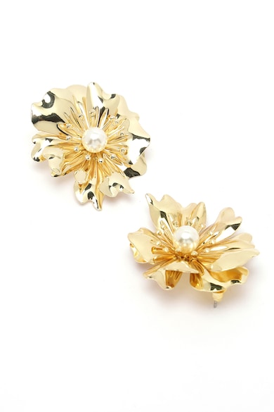AVANT-GARDE PARIS 18 karátos aranybevonatú virág alakú fülbevaló női
