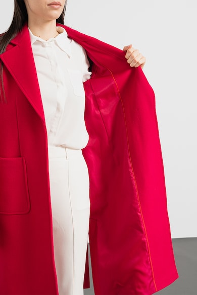 Max&Co Palton din lana virgina cu buzunare aplicate Femei