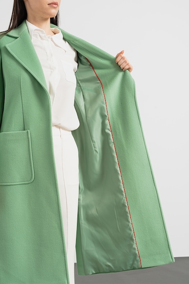 Max&Co Палто от необработена вълна с джобове Жени