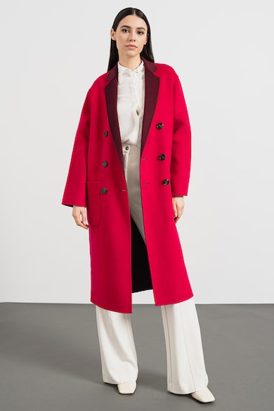 Max&Co Двулицево палто с необработена вълна Жени