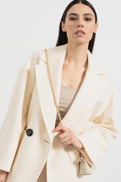 Max&Co Palton scurt din lana cu buzunare aplicate Femei