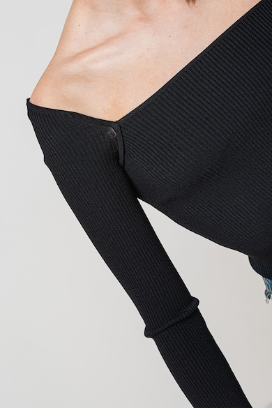 Max&Co Tolone szűk fazonú pulóver szögletes nyakrésszel női