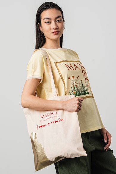 Max&Co Tricou de bumbac cu imprimeu grafic Femei