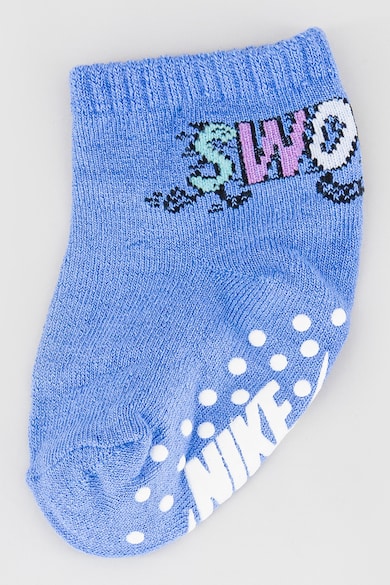 Nike Къси чорапи с гумирана пета - 3 чифта Момчета