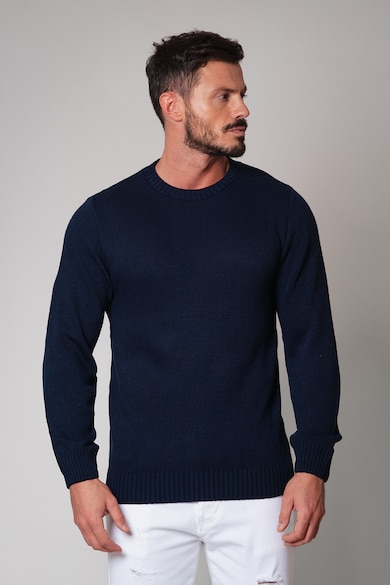 uFIT Едноцветен пуловер с вълна Мъже