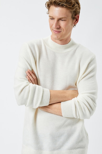 KOTON Пуловер с рипсени краища Мъже