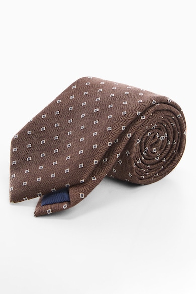 Mango Rombo mintás nyakkendő férfi