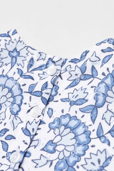 Mango Gijon virágmintás ruha fodros részletekkel Lány