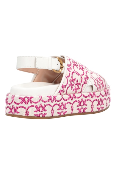 Pinko Sandale flatform cu design jacquard Femei