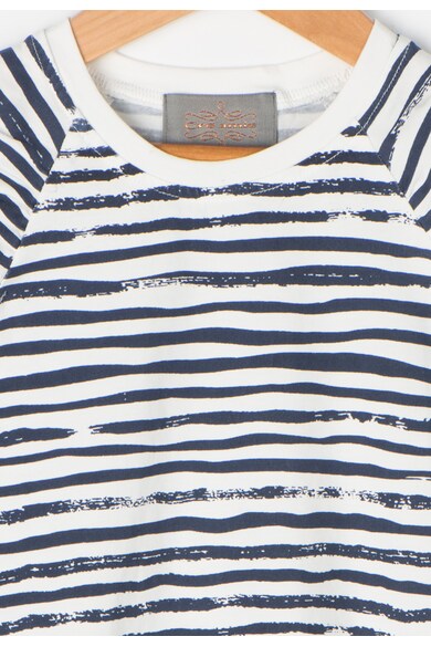 Creamie Tricou alb cu bleumarin in dungi Balou Fete